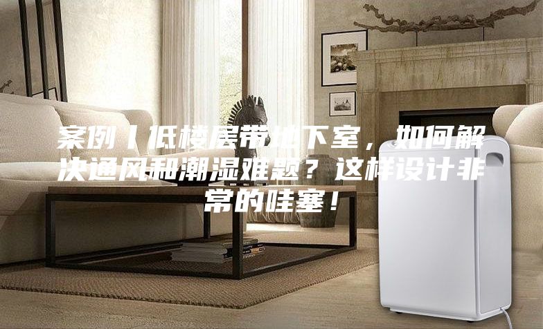 案例丨低楼层带地下室，如何解决通风和潮湿难题？这样设计非常的哇塞！