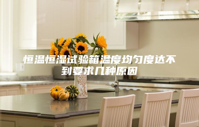 恒温恒湿试验箱温度均匀度达不到要求几种原因