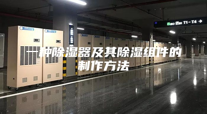 一种除湿器及其除湿组件的制作方法