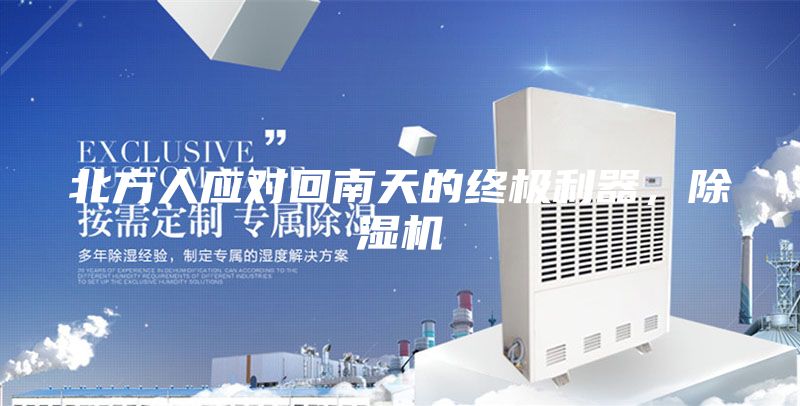 北方人应对回南天的终极利器，除湿机