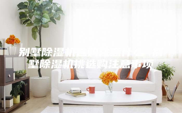 别墅除湿机选购注意什么 别墅除湿机挑选购注意事项