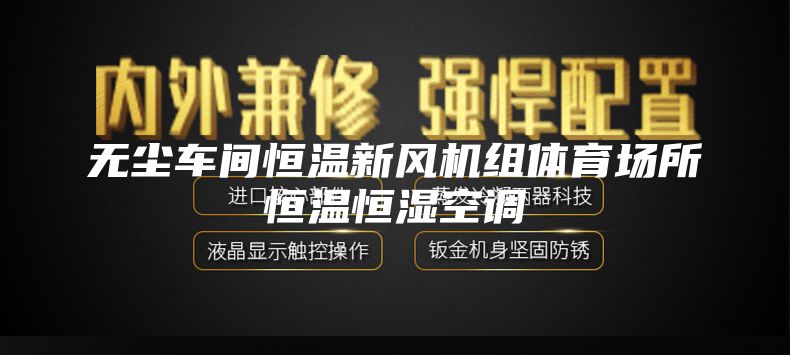 无尘车间恒温新风机组体育场所恒温恒湿空调