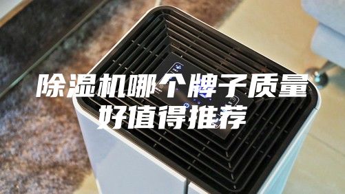 除湿机哪个牌子质量好值得推荐