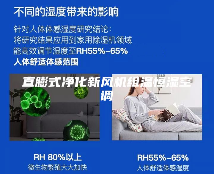 直膨式净化新风机组温恒湿空调