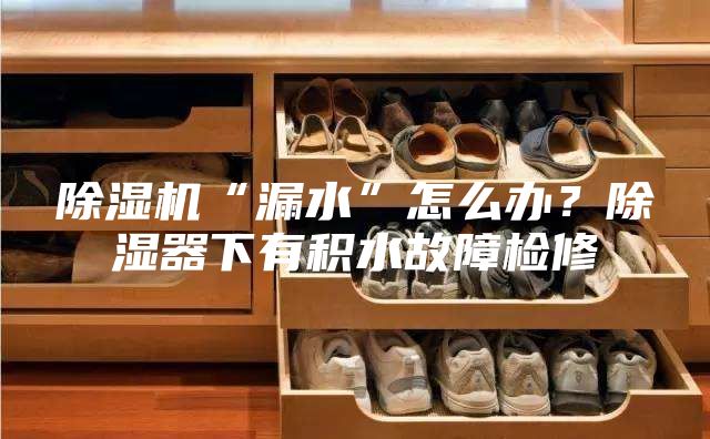 除湿机“漏水”怎么办？除湿器下有积水故障检修