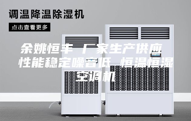 余姚恒丰 厂家生产供应 性能稳定噪音低 恒温恒湿空调机