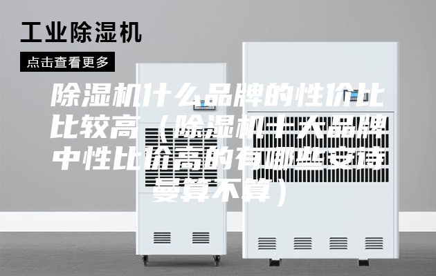 除湿机什么品牌的性价比比较高（除湿机十大品牌中性比价高的有哪些安诗曼算不算）
