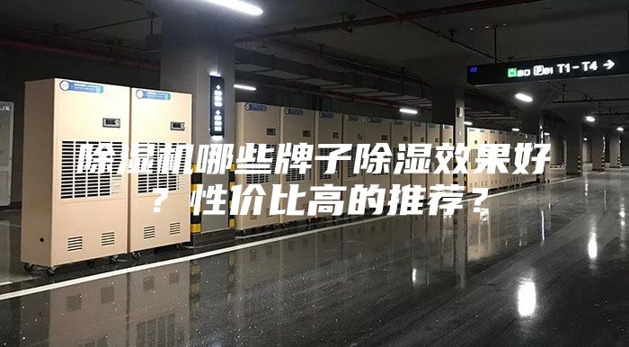 除湿机哪些牌子除湿效果好？性价比高的推荐？