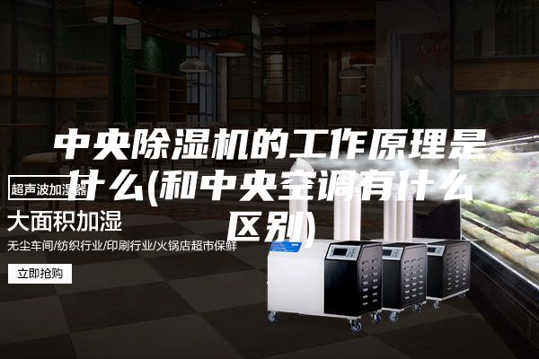 中央除湿机的工作原理是什么(和中央空调有什么区别)