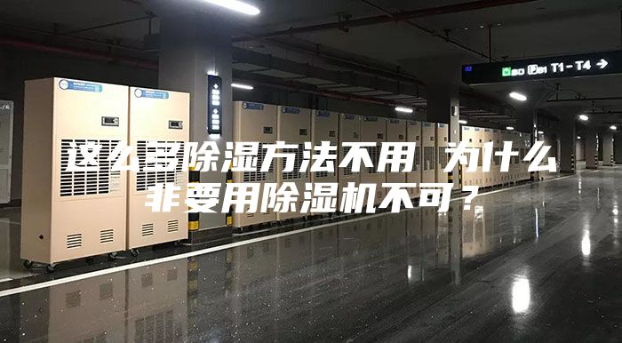 这么多除湿方法不用 为什么非要用除湿机不可？