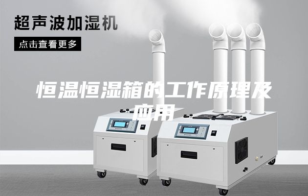恒温恒湿箱的工作原理及应用