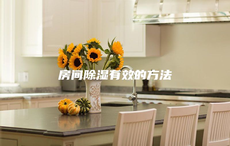房间除湿有效的方法
