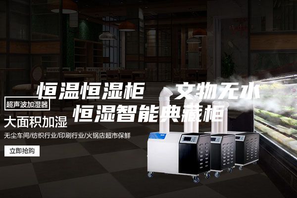 恒温恒湿柜  文物无水恒湿智能典藏柜