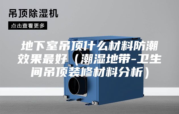 地下室吊顶什么材料防潮效果最好（潮湿地带-卫生间吊顶装修材料分析）