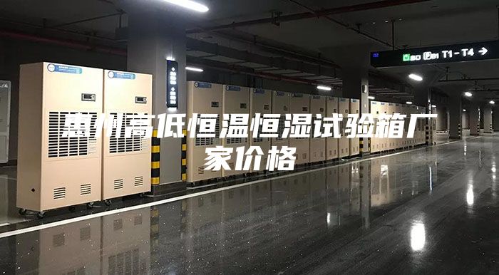 惠州高低恒温恒湿试验箱厂家价格