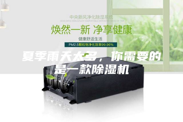 夏季雨天太多，你需要的是一款除湿机