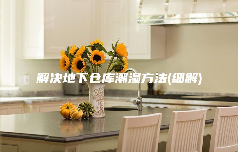 解决地下仓库潮湿方法(细解)