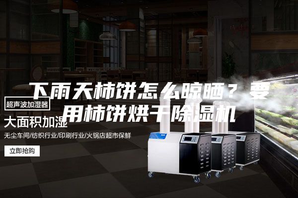 下雨天柿饼怎么晾晒？要用柿饼烘干除湿机