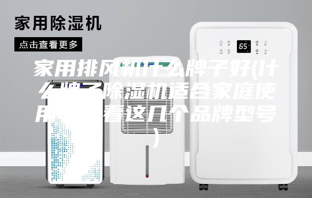 家用排风机什么牌子好(什么牌子除湿机适合家庭使用，看看这几个品牌型号)