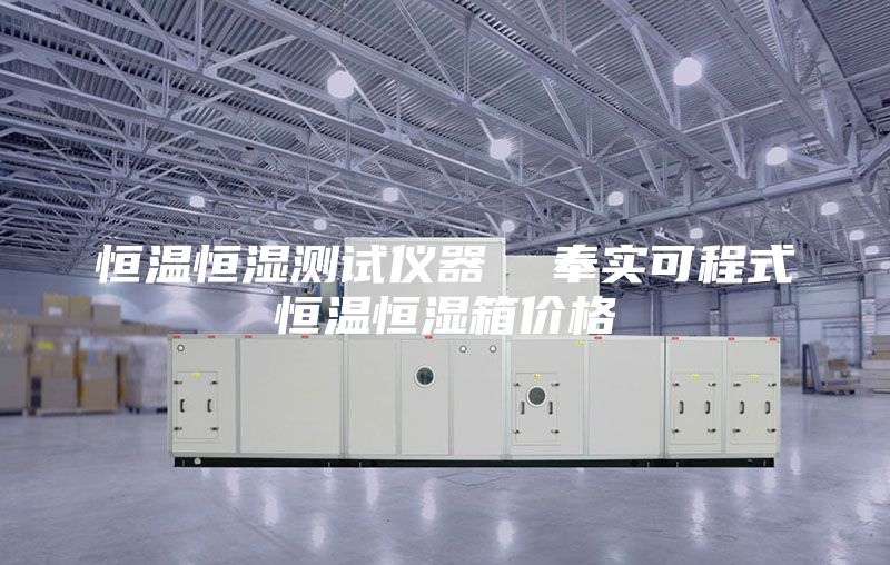 恒温恒湿测试仪器  奉实可程式恒温恒湿箱价格