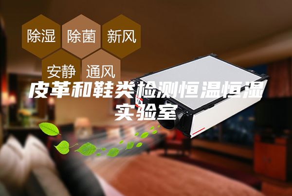皮革和鞋类检测恒温恒湿实验室