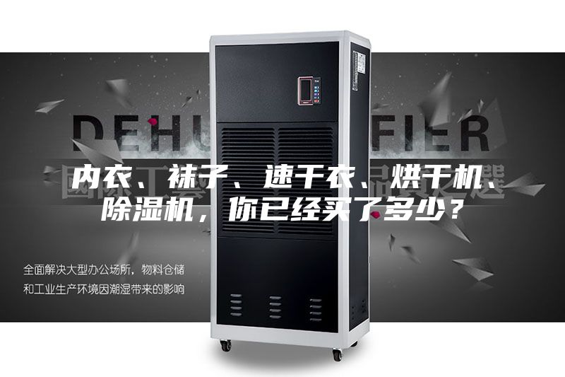 内衣、袜子、速干衣、烘干机、除湿机，你已经买了多少？