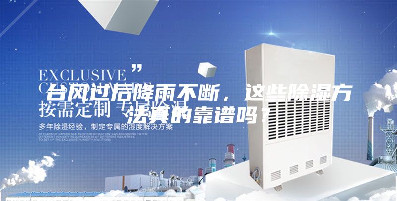 台风过后降雨不断，这些除湿方法真的靠谱吗？