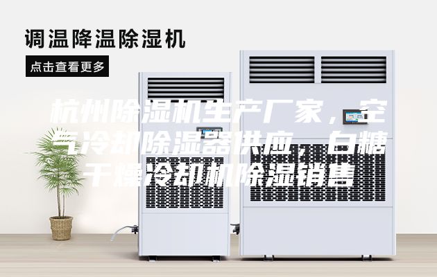 杭州除湿机生产厂家，空气冷却除湿器供应，白糖干燥冷却机除湿销售