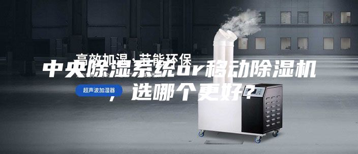 中央除湿系统or移动除湿机，选哪个更好？