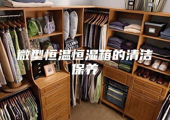 微型恒温恒湿箱的清洁保养