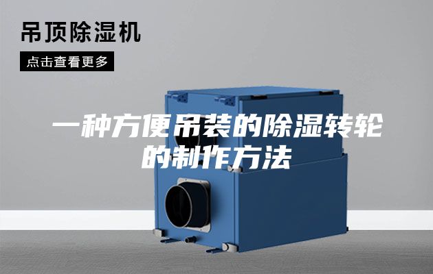 一种方便吊装的除湿转轮的制作方法