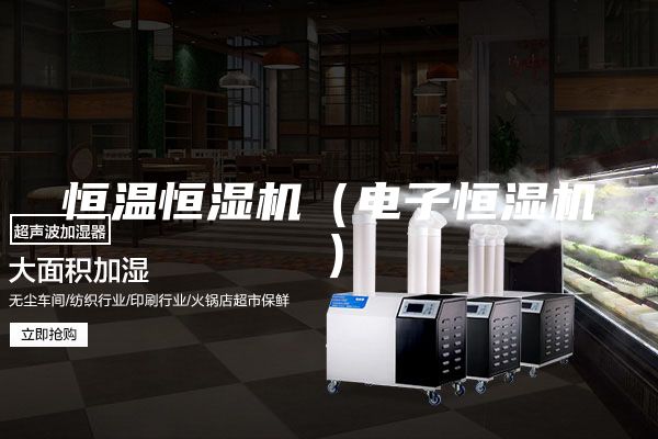 恒温恒湿机（电子恒湿机）