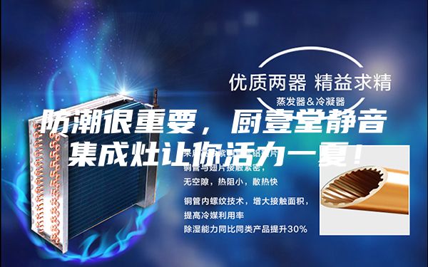防潮很重要，厨壹堂静音集成灶让你活力一夏！
