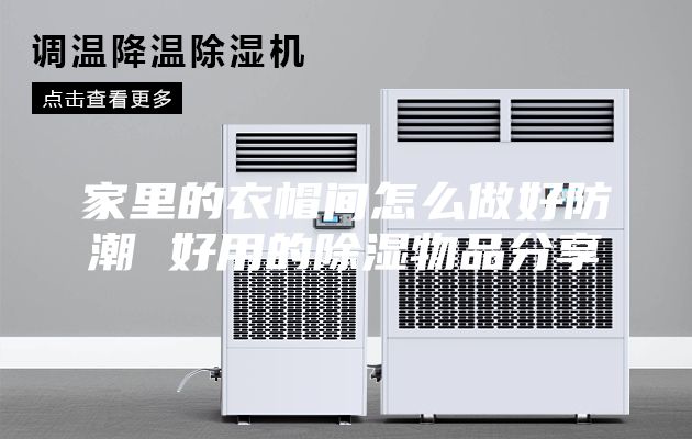 家里的衣帽间怎么做好防潮 好用的除湿物品分享