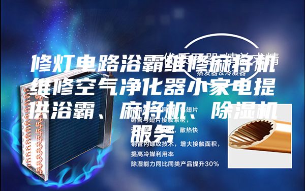 修灯电路浴霸维修麻将机维修空气净化器小家电提供浴霸、麻将机、除湿机服务