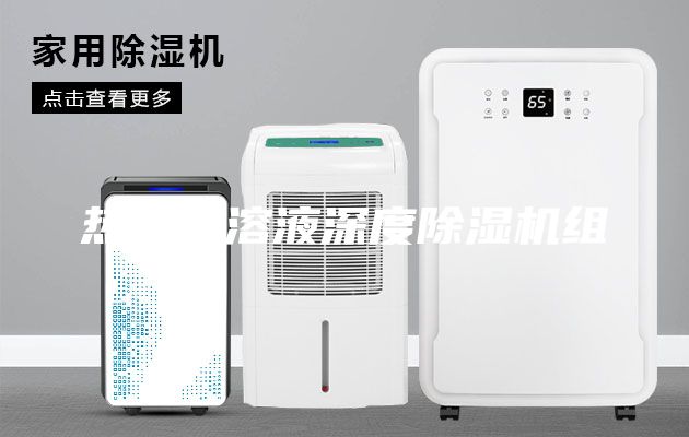 热泵式溶液深度除湿机组