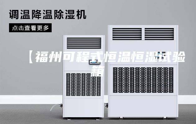 【福州可程式恒温恒湿试验箱