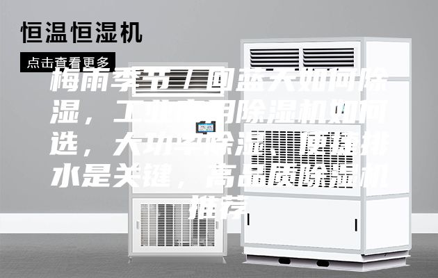 梅雨季节／回蓝天如何除湿，工业商用除湿机如何选，大功率除湿、便捷排水是关键，高品质除湿机推荐
