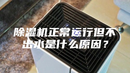除湿机正常运行但不出水是什么原因？