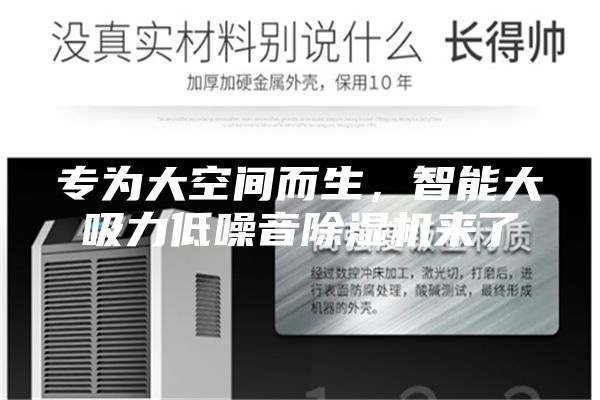 专为大空间而生，智能大吸力低噪音除湿机来了