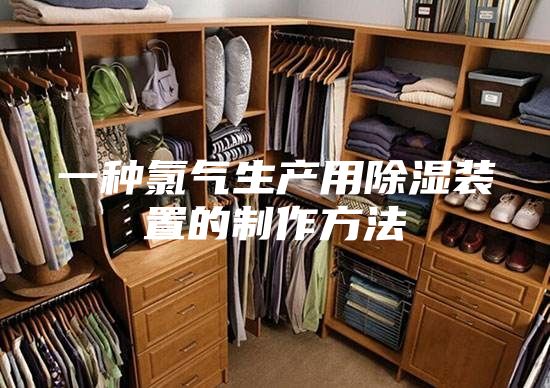 一种氯气生产用除湿装置的制作方法