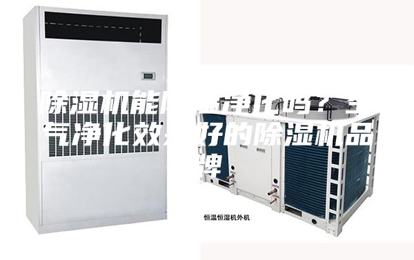 除湿机能除湿净化吗？空气净化效果好的除湿机品牌