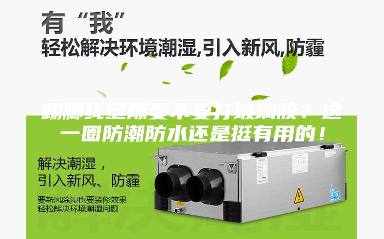 踢脚线缝隙要不要打玻璃胶？这一圈防潮防水还是挺有用的！