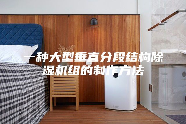 一种大型垂直分段结构除湿机组的制作方法