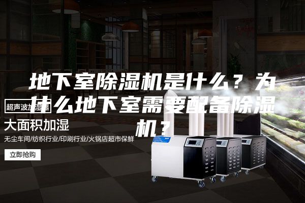 地下室除湿机是什么？为什么地下室需要配备除湿机？