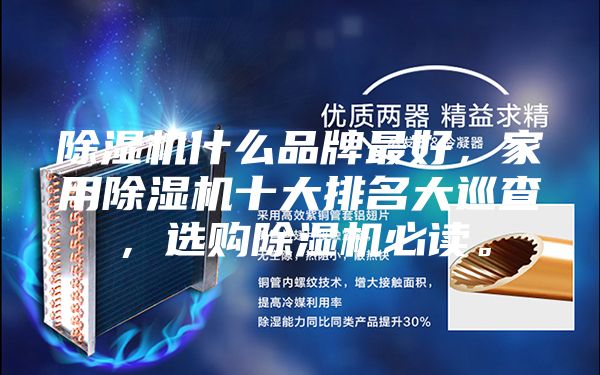 除湿机什么品牌最好，家用除湿机十大排名大巡查，选购除湿机必读。