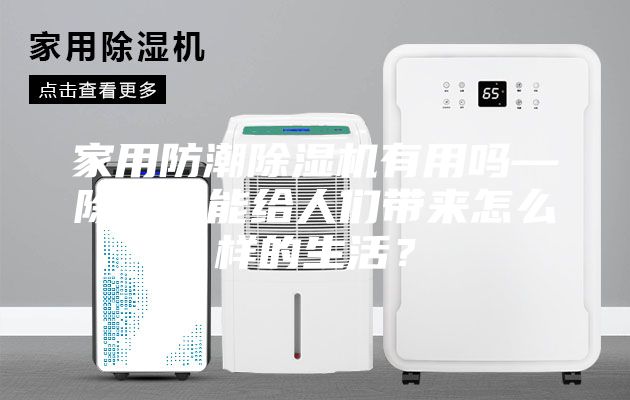 家用防潮除湿机有用吗—除湿机能给人们带来怎么样的生活？