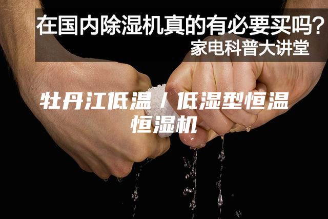牡丹江低温／低湿型恒温恒湿机