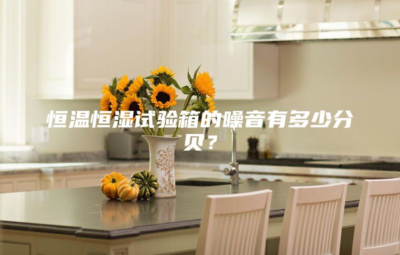 恒温恒湿试验箱的噪音有多少分贝？