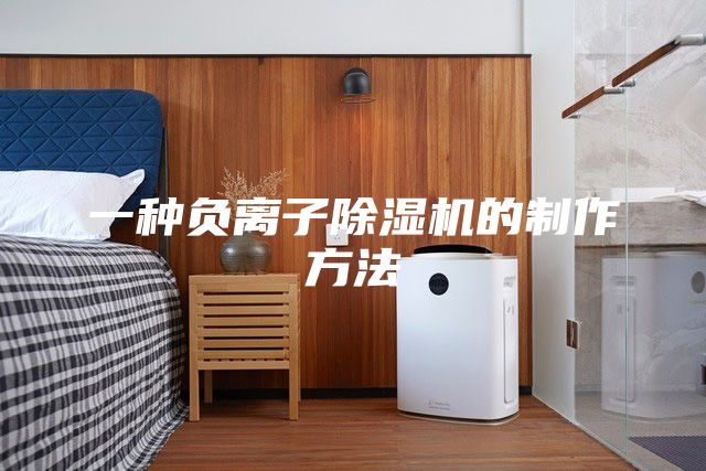 一种负离子除湿机的制作方法